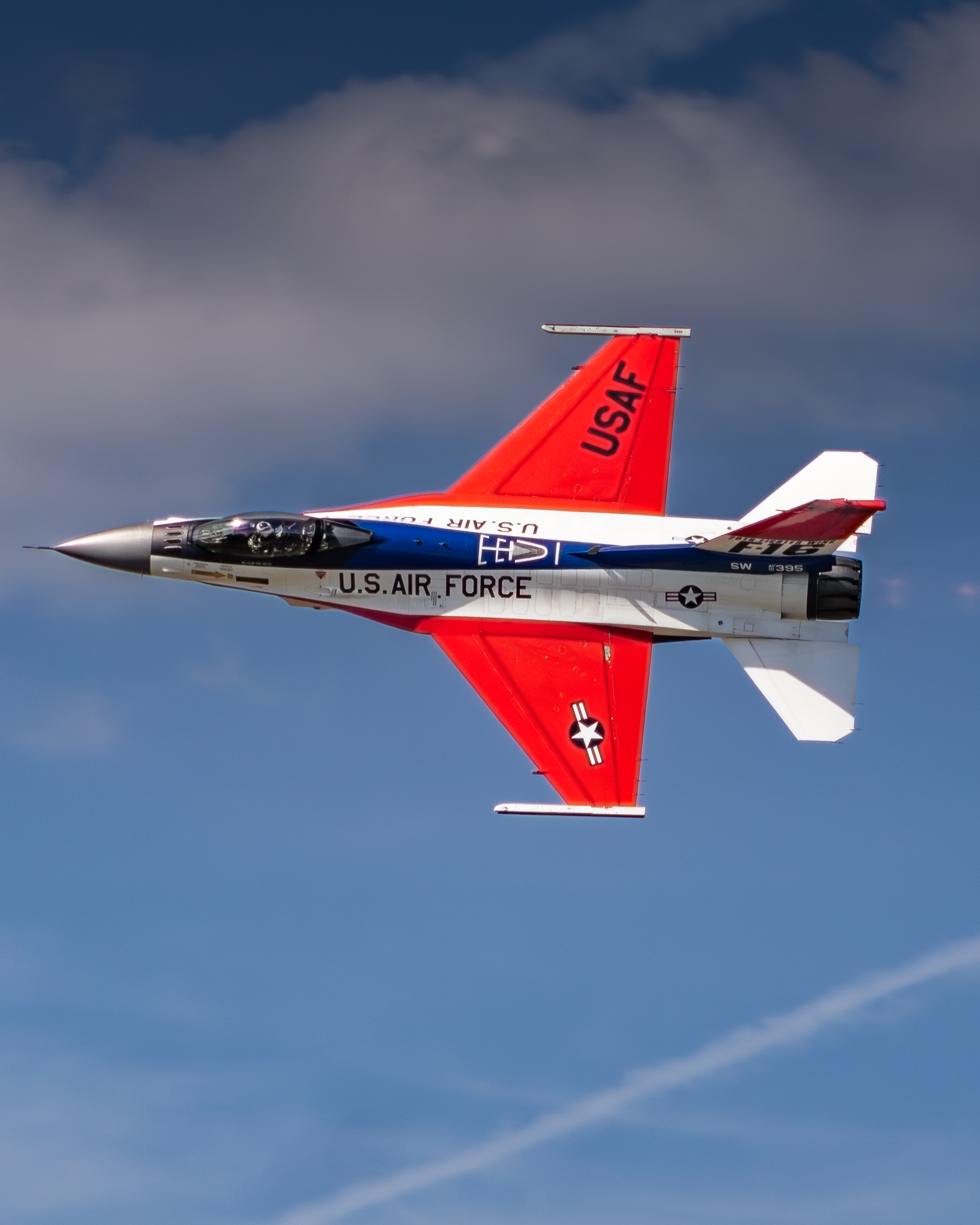Flight demonstration at air show