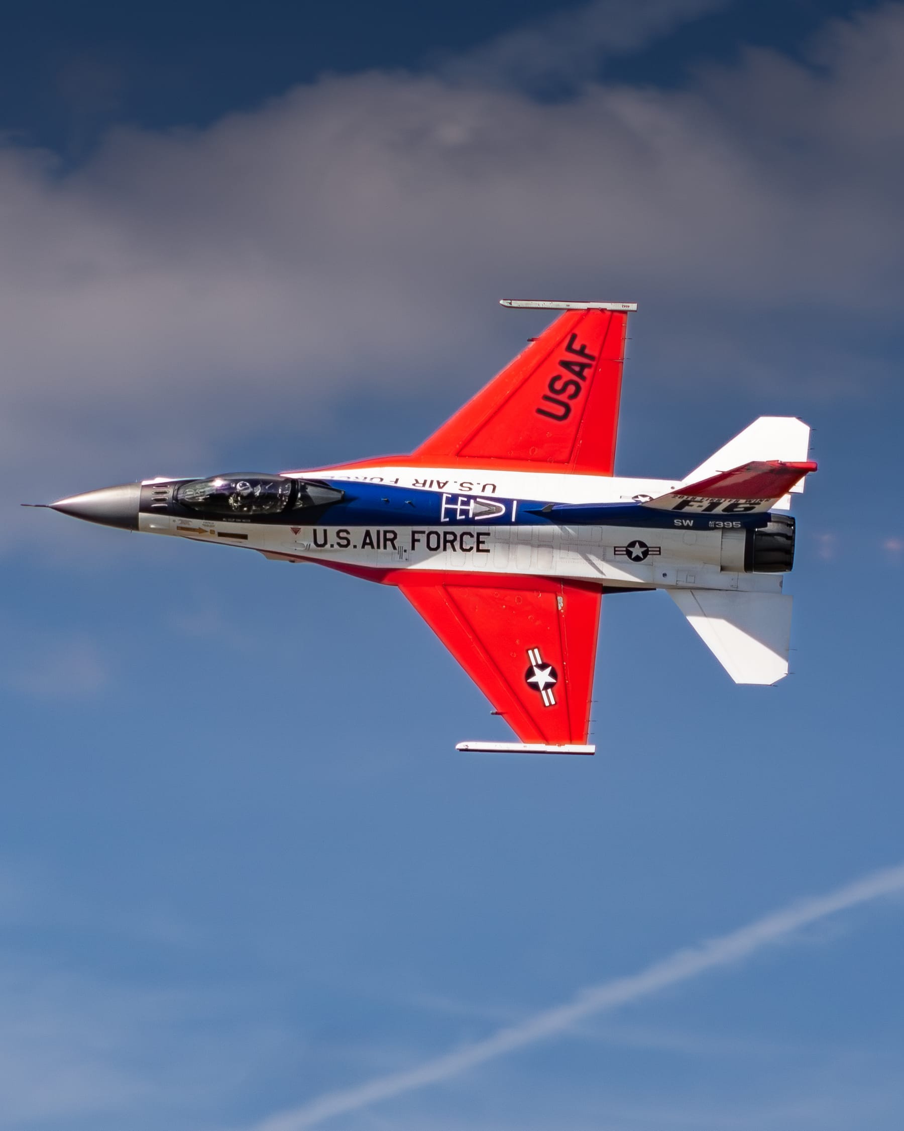 Flight demonstration at air show