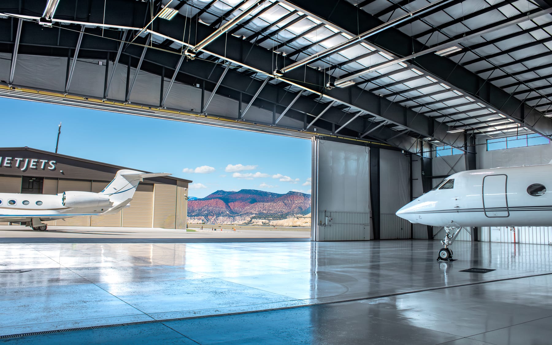 Gulfstream at the facility